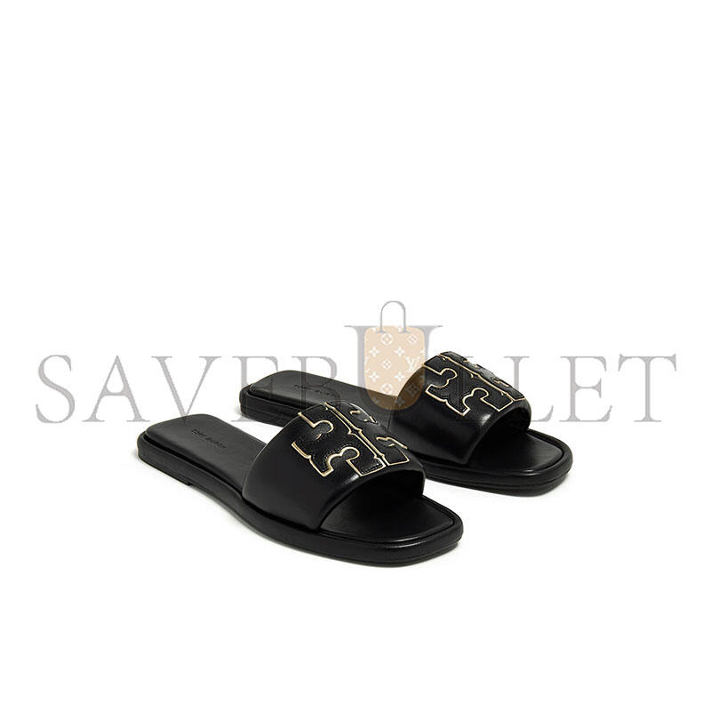 TORY BURCH DOUBLE T SPORT SLIDES 